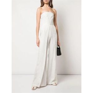 Alexis Charlize Strapless Pinstripe Jumpsuit